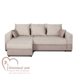 Угловой диван кровать "Бостон" вариант 1 Лана бежевый