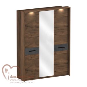 Шкаф трехдверный с обрамлением "Глазго"